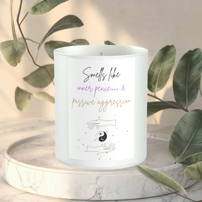 Smells Like Peace 200g White candle ‘Sandy Bay'