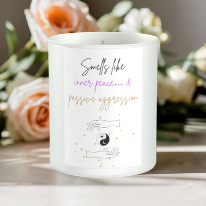 Smells Like Peace 200g White candle ‘Sandy Bay'