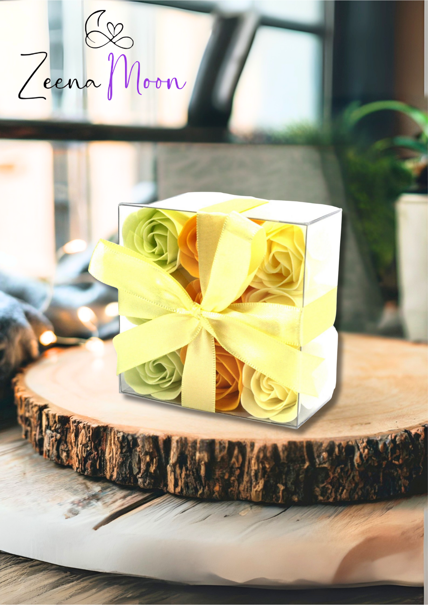 Set of 9 Soap Flowers- Spring Roses