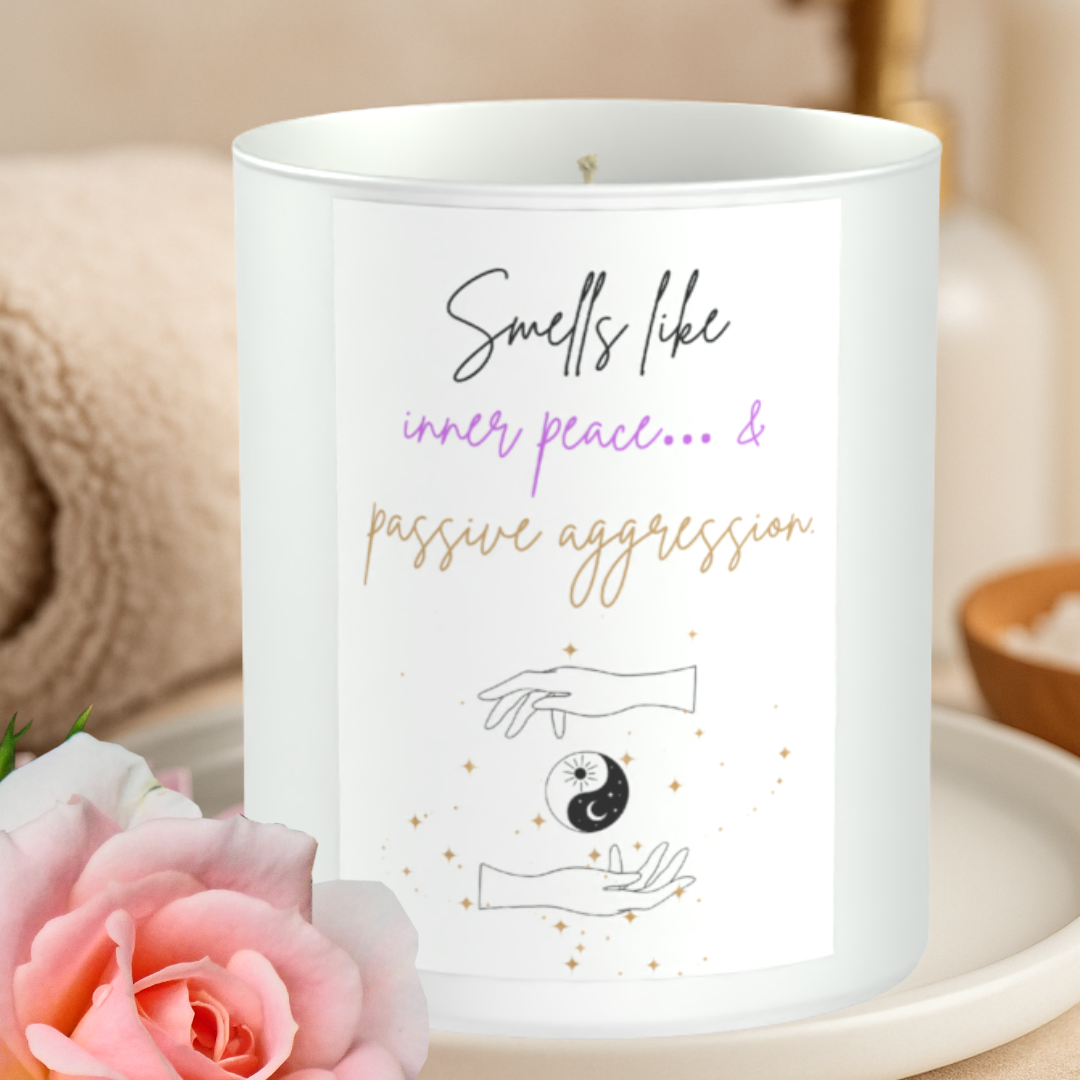 Smells Like Peace 200g White candle ‘Sandy Bay'