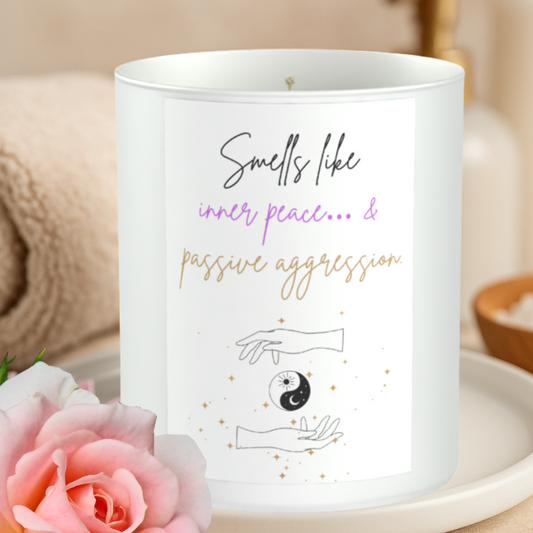Smells Like Peace 200g White candle ‘Sandy Bay'