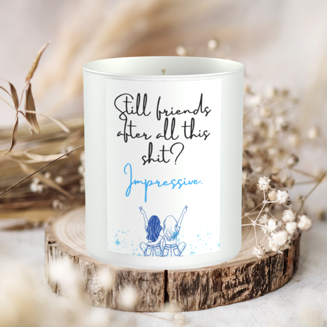 Still Friends After All This....200g White candle ‘Sandy Bay'
