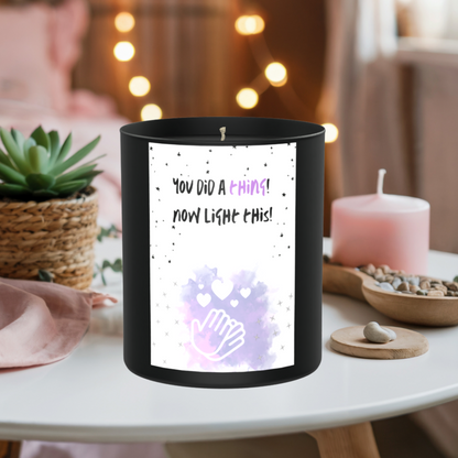 You Did A Thing 200g Black Candle ‘Dark Noir’