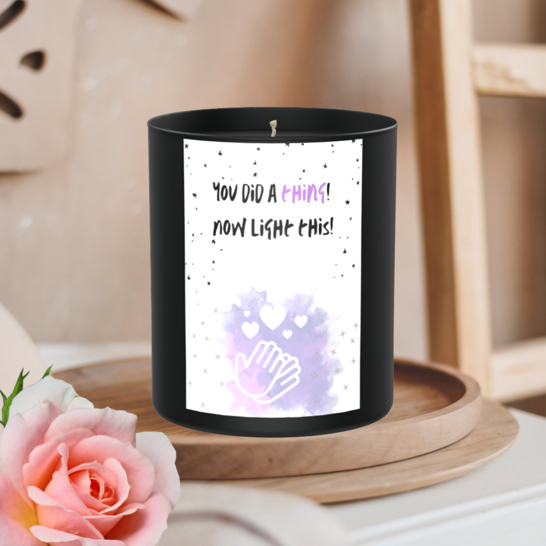 You Did A Thing 200g Black Candle ‘Dark Noir’