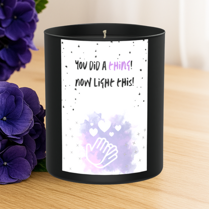 You Did A Thing 200g Black Candle ‘Dark Noir’
