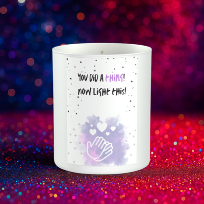 You Did A Thing 200g White candle ‘Sandy Bay'
