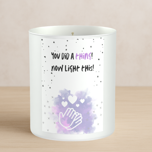 You Did A Thing 200g White candle ‘Sandy Bay'