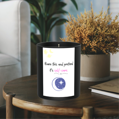 Pretend Self Care 200g Black Candle ‘Dark Noir’