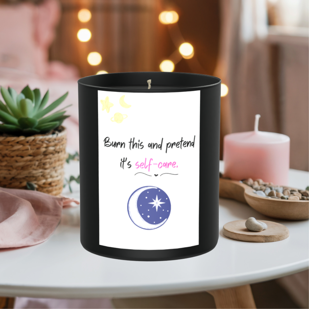 Pretend Self Care 200g Black Candle ‘Dark Noir’