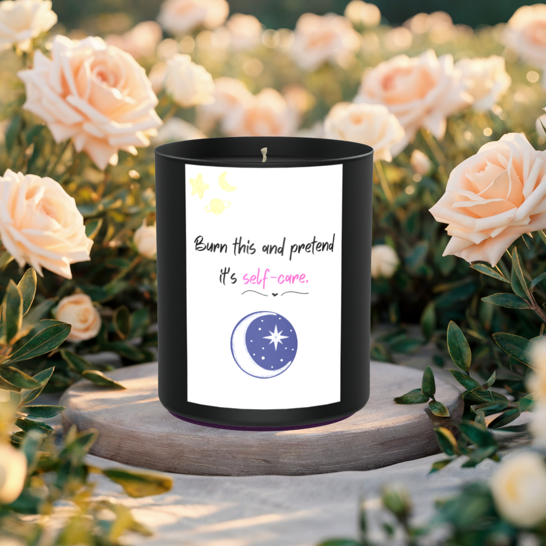 Pretend Self Care 200g Black Candle ‘Dark Noir’