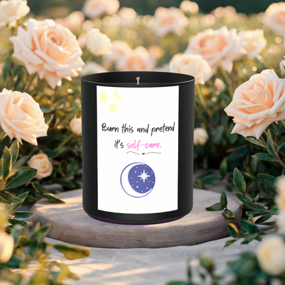 Pretend Self Care 200g Black Candle ‘Dark Noir’