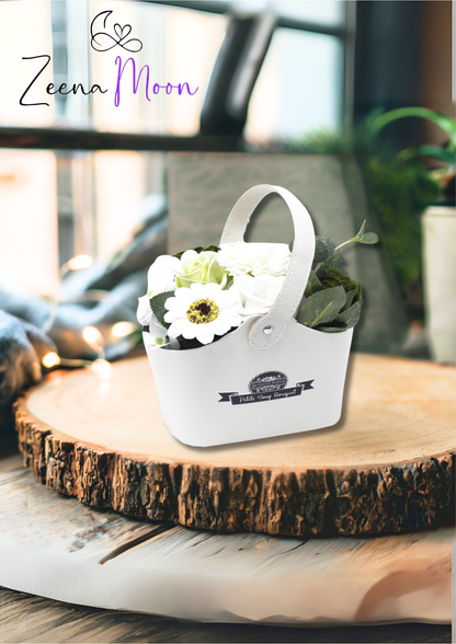 Bouquet Petite Basket - Pastel Green