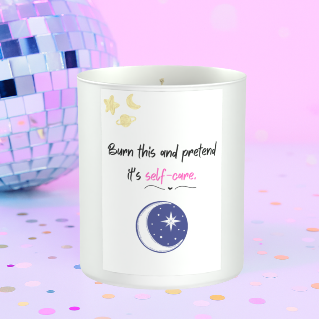Pretend Self Care 200g White candle ‘Sandy Bay'