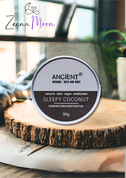 Scented Shea Body Butter 90g - Sleepy Coconut