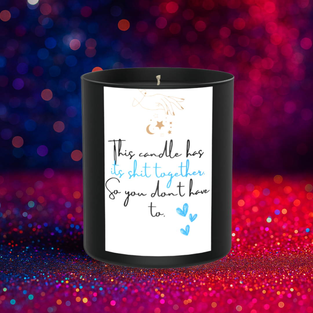 Humour Funny 200g Black Candle ‘Dark Noir’