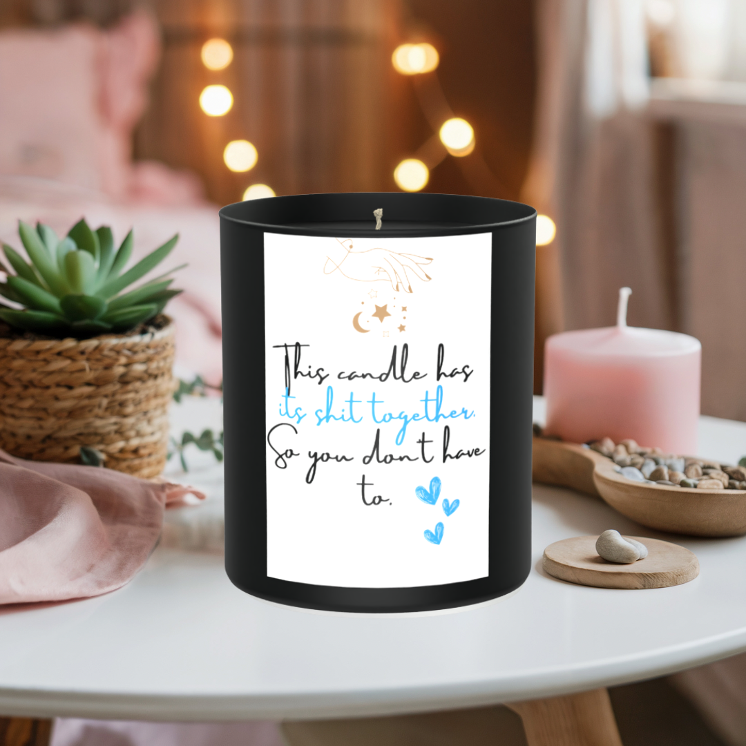 Humour Funny 200g Black Candle ‘Dark Noir’