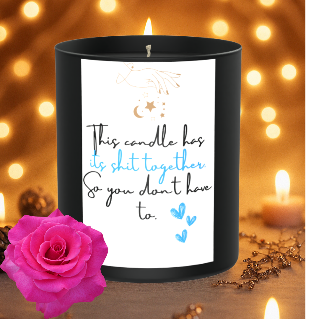 Humour Funny 200g Black Candle ‘Dark Noir’