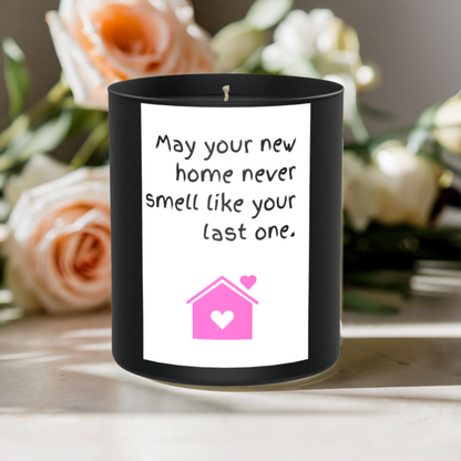 New Home Funny 200g Black Candle ‘Dark Noir’