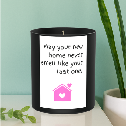 New Home Funny 200g Black Candle ‘Dark Noir’