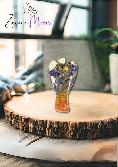 Orgonite Power Wand 15cm Copper & Gemchips