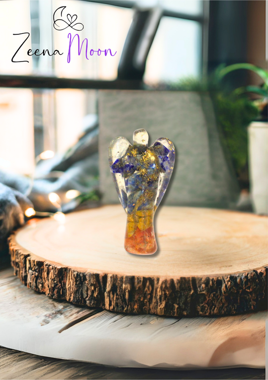 Orgonite Power Wand 15cm Copper & Gemchips
