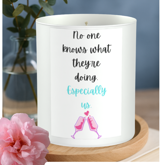 Humour Friendship 200g White candle ‘Sandy Bay'