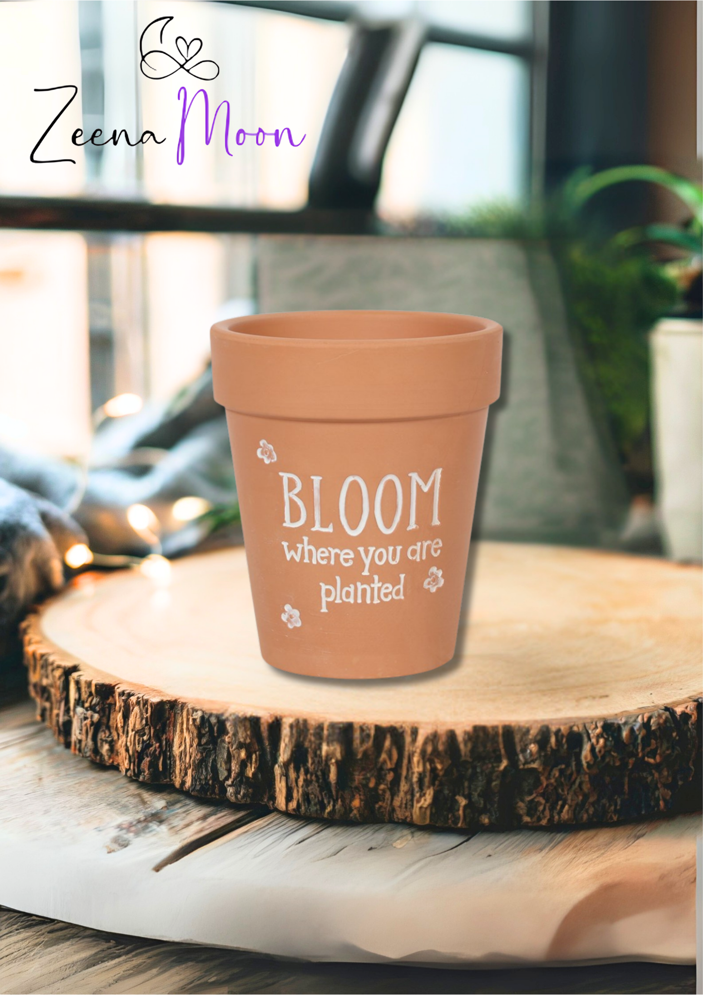 Bloom Where You Are Planted Terracotta Plant Pot