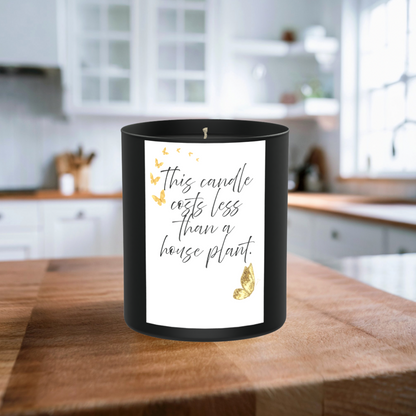 Sassy Quote Houseplant 200g Black Candle ‘Dark Noir’