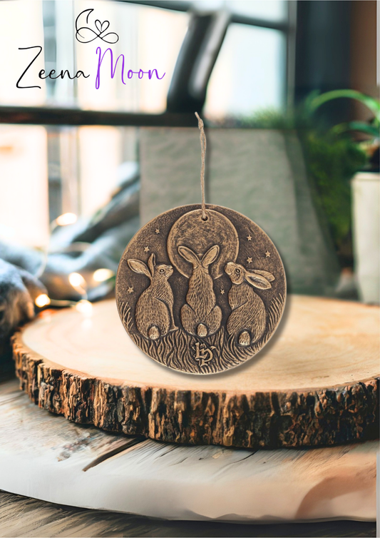 *Moon Shadows Bronze Terracotta Plaque By Lisa Parker (12/24)