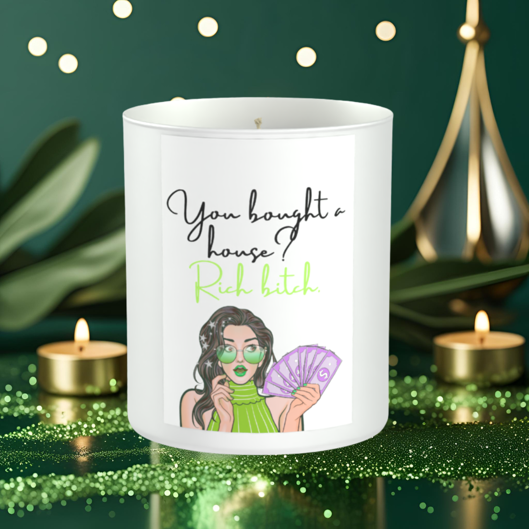 New House Rich Sassy 200g White candle ‘Sandy Bay'