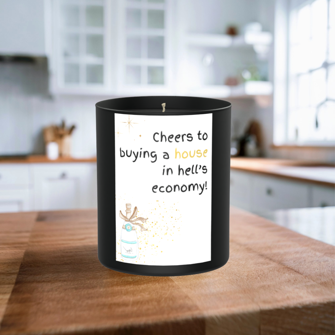Humour New House 200g Black Candle ‘Dark Noir’