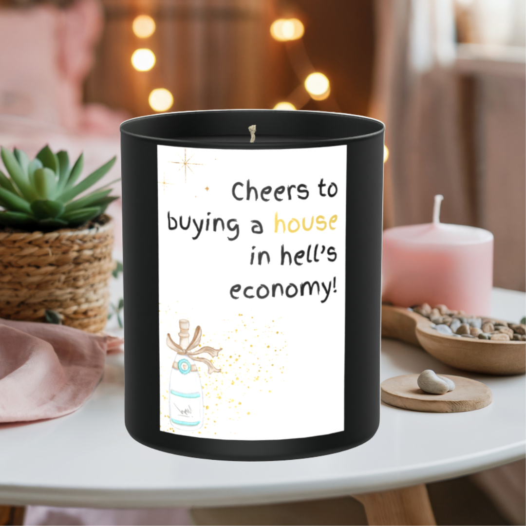 Humour New House 200g Black Candle ‘Dark Noir’