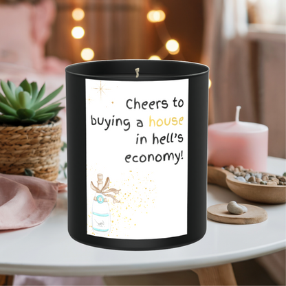 Humour New House 200g Black Candle ‘Dark Noir’