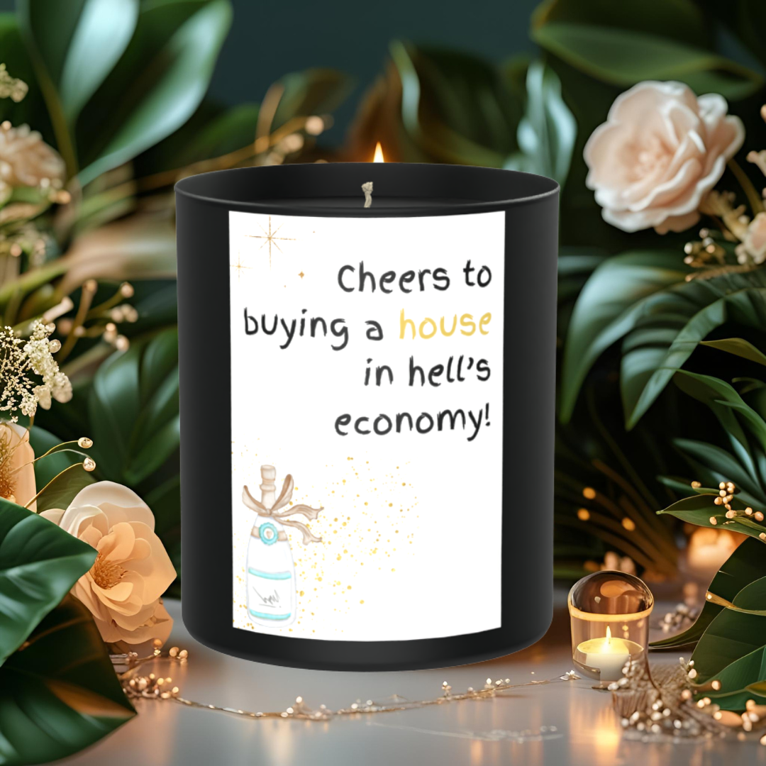 Humour New House 200g Black Candle ‘Dark Noir’