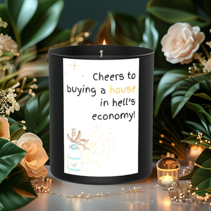 Humour New House 200g Black Candle ‘Dark Noir’