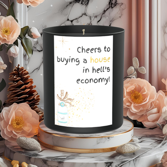 Cheers to Buying a House Candle | Funny Housewarming Gift