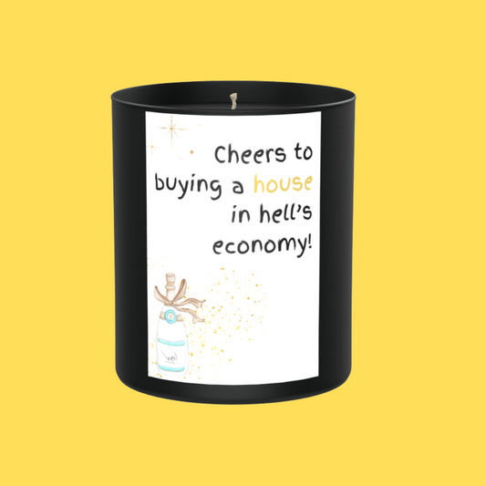 Humour New House 200g Black Candle ‘Dark Noir’
