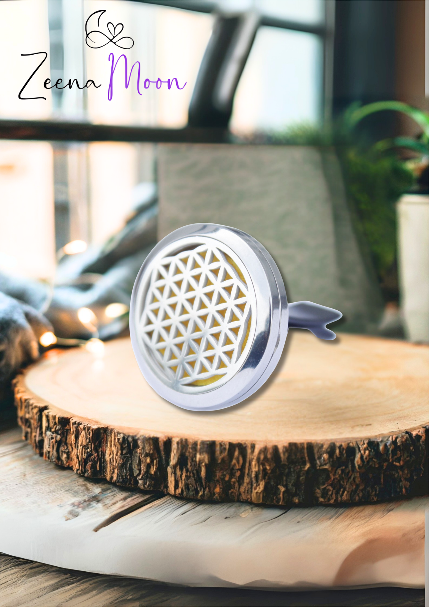 Car Diffuser Kit - Flower of Life - 30mm
