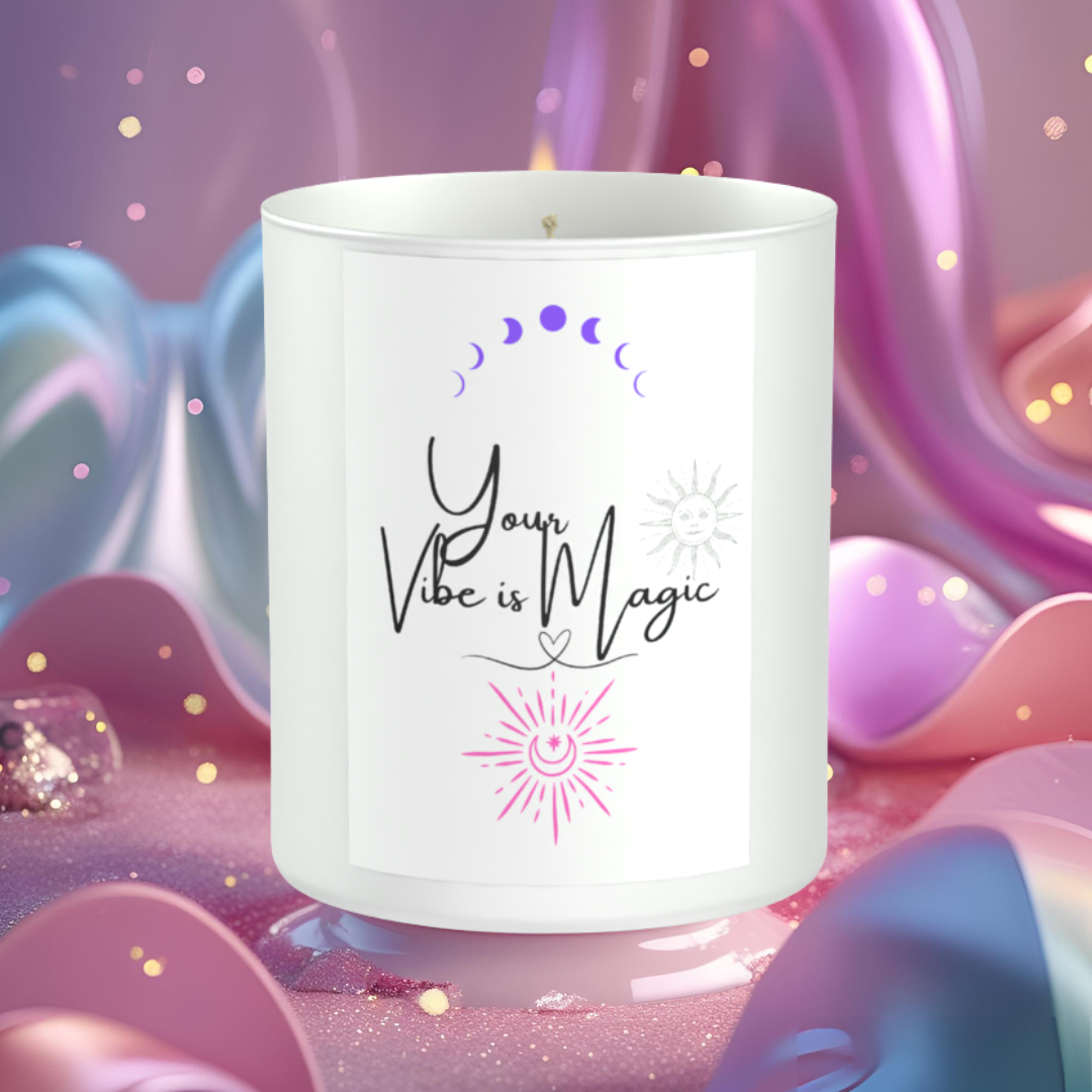 Your Vibe Is Magic 200g White candle ‘Sandy Bay'