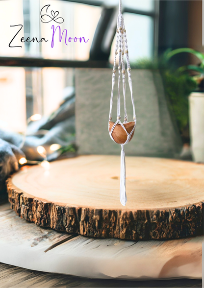 Macrame Pot Holder Beaded - Natural - 1Meter