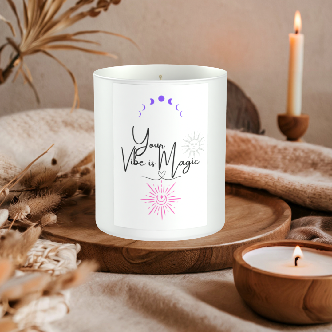 Your Vibe Is Magic 200g White candle ‘Sandy Bay'