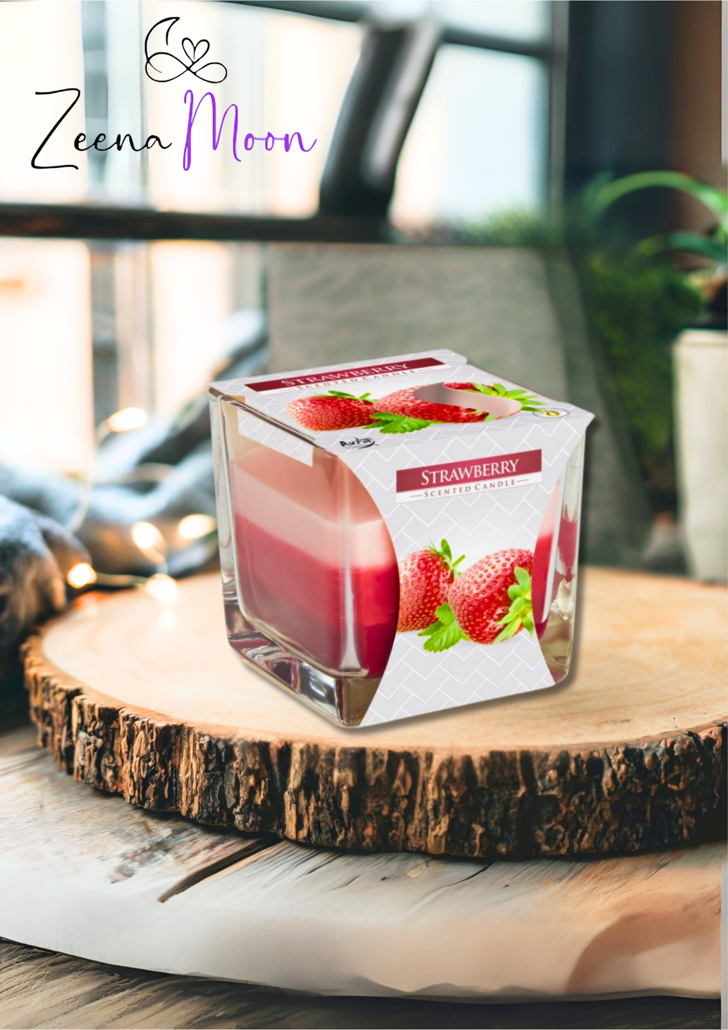 Rainbow Jar Candle - Strawberry