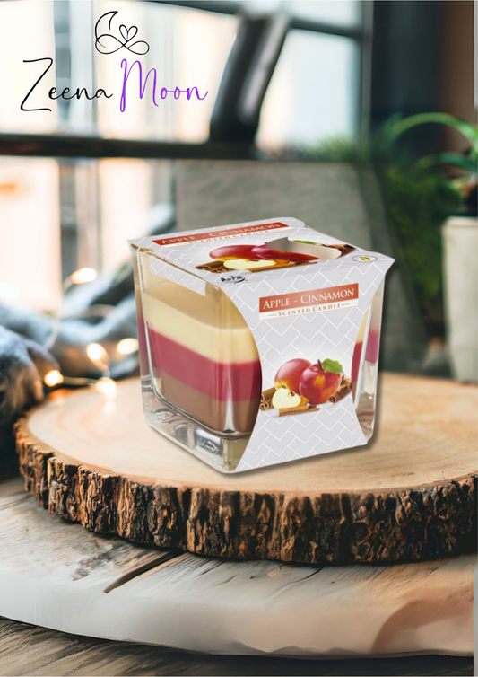 Rainbow Jar Candle - Apple and Cinnamon