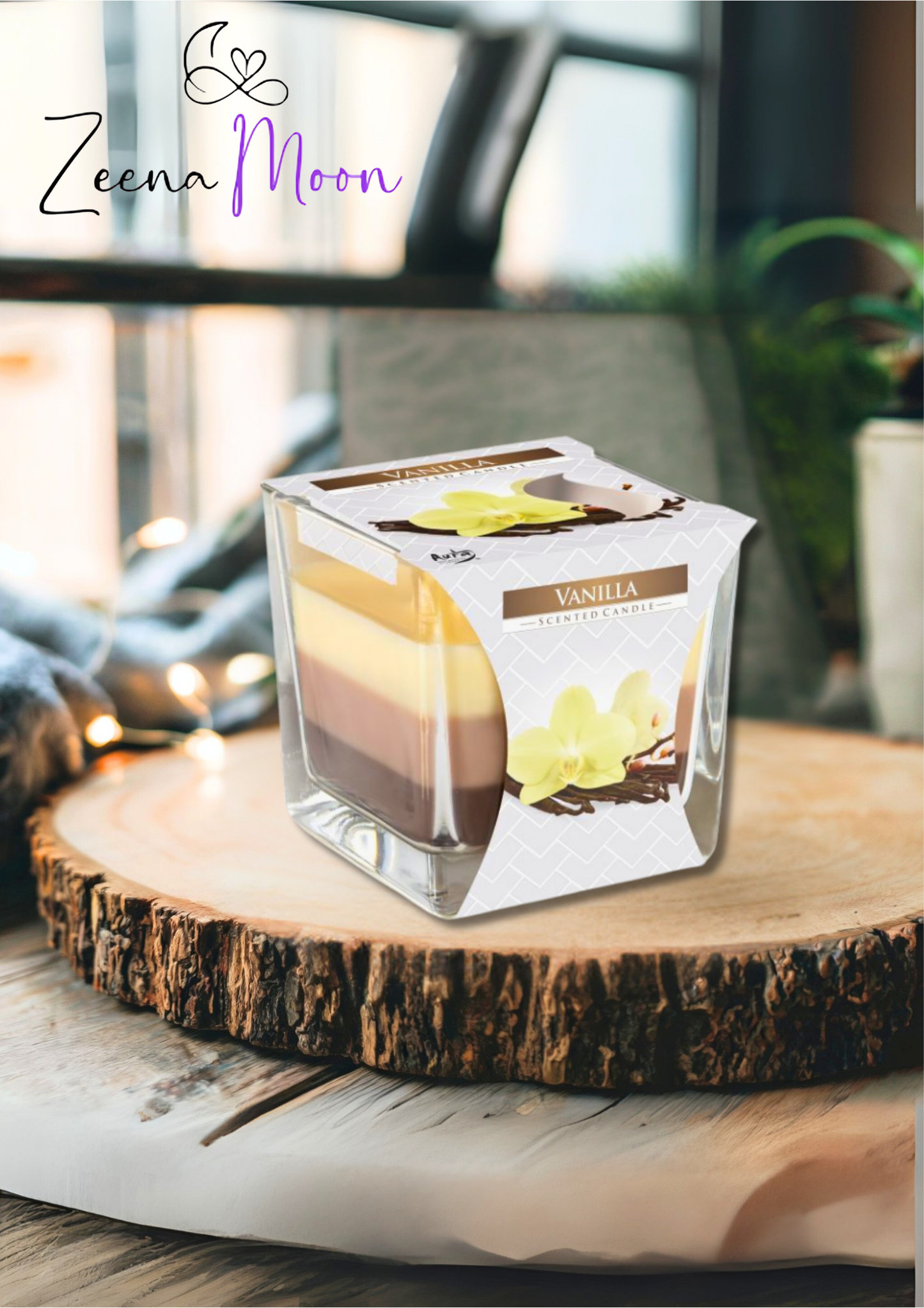 Rainbow Jar Candle - Vanilla
