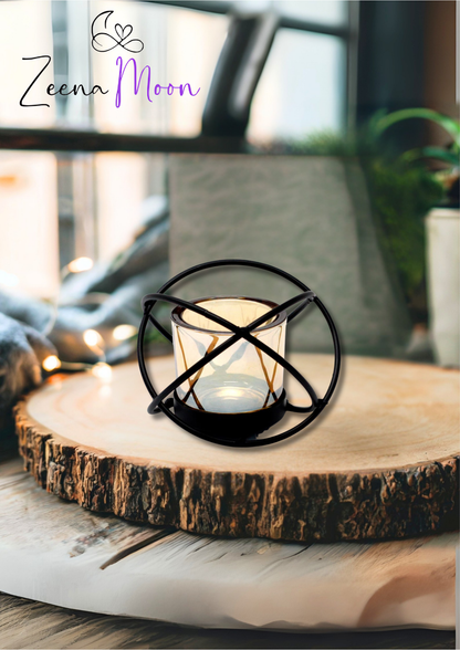 Centrepiece Iron Votive Candle Holder - 1 Cup Single Ball
