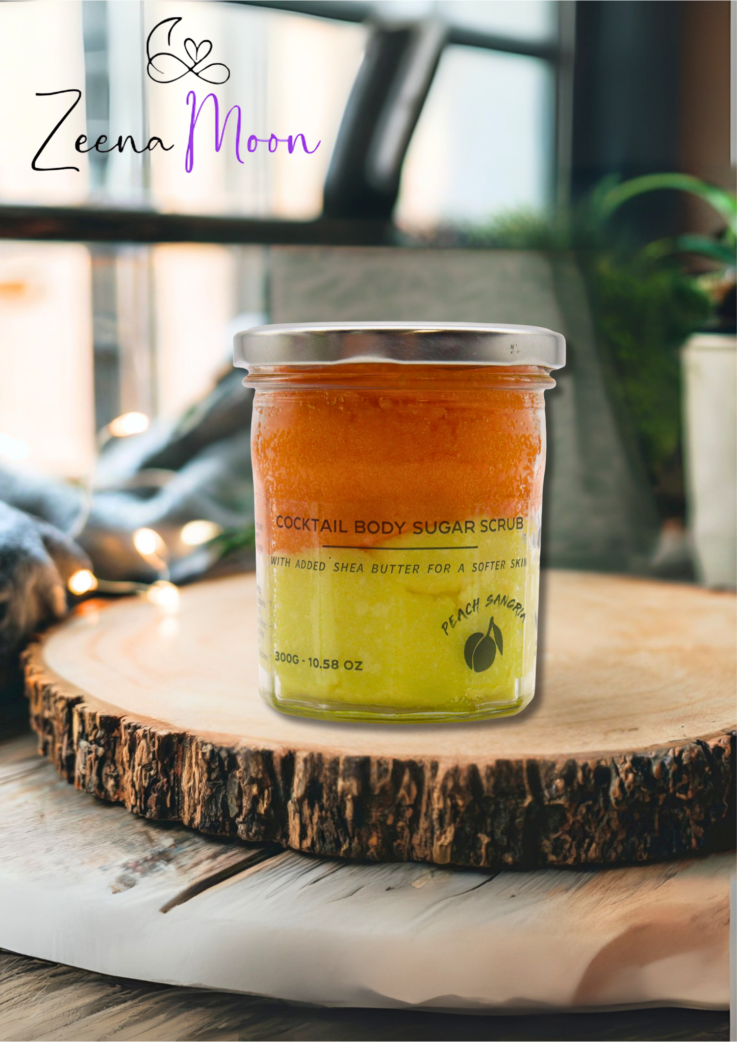 Fragranced Sugar Body Scrub - Peach Sangria 300g