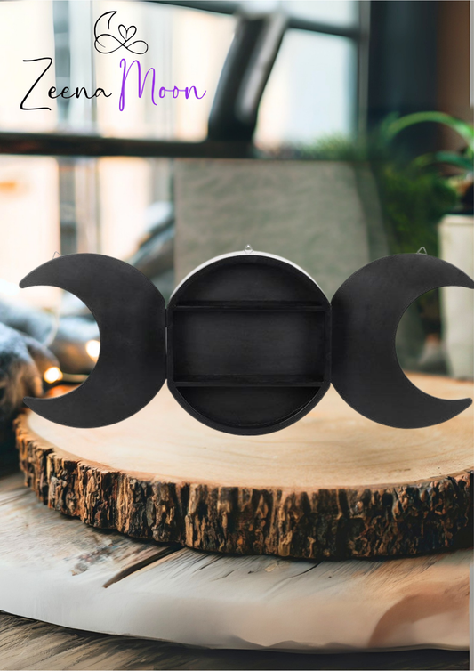 Triple Moon Shelving Display