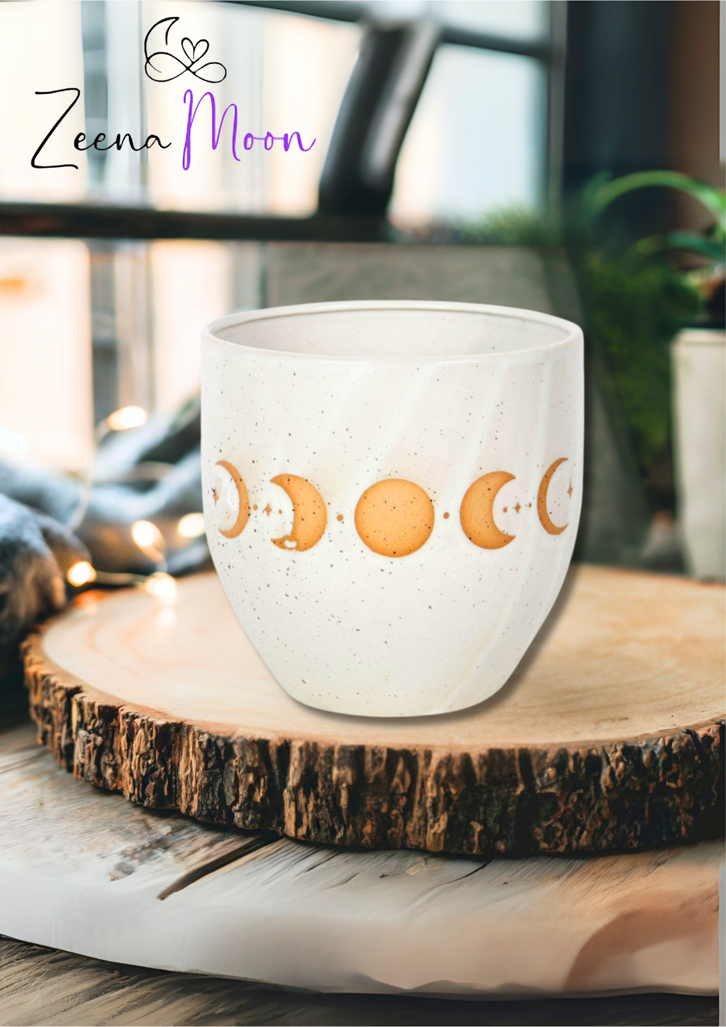 Moon Phase Plant Pot