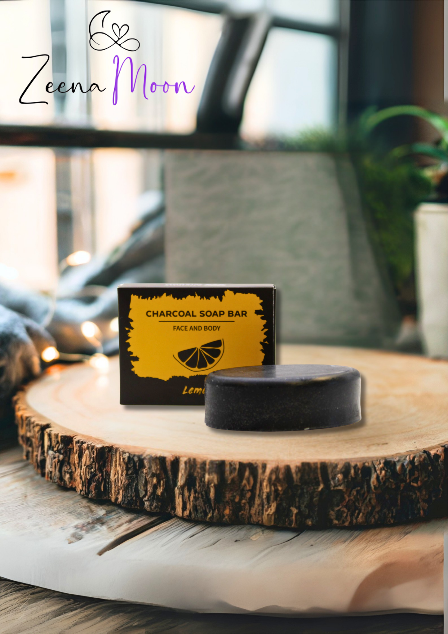 Charcoal Soap 85g - Lemon