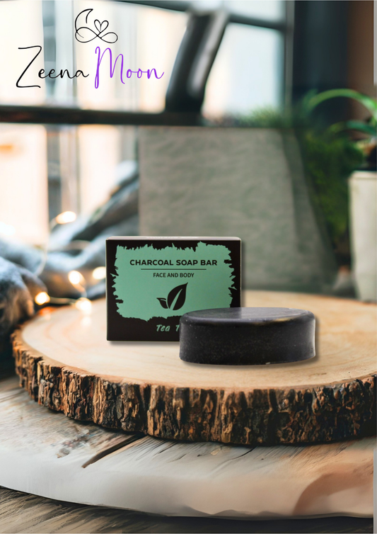 Charcoal Soap 85g - Tea Tree